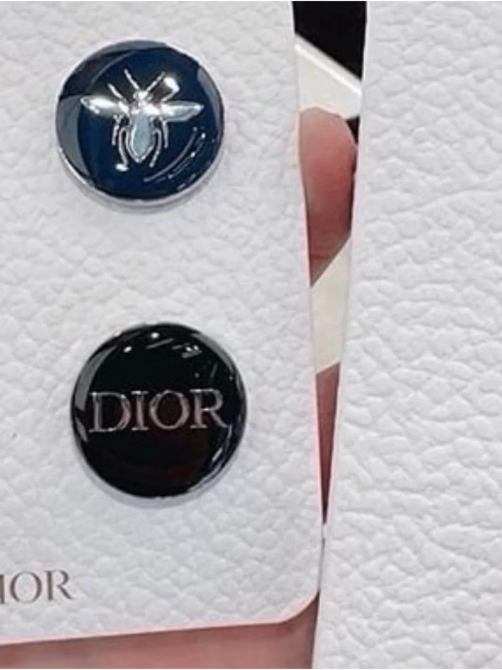 DIOR Christian Dior Novelty Limited Pin Badge Set of 4 Brooch Pins DIOR CD Bee